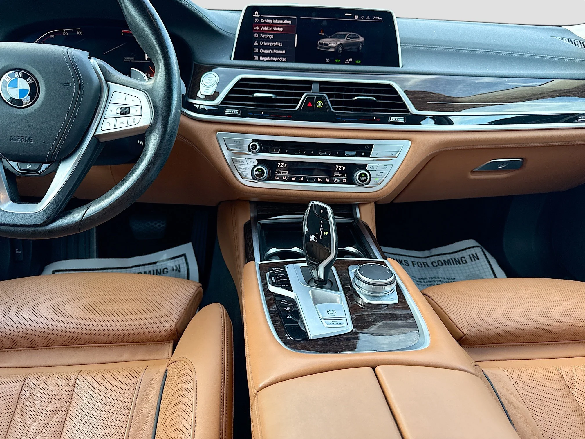 Used 2021 Bernina Grey Amber Effect BMW 750i xDrive image 19