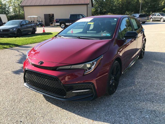 Certified Used 2022 Ruby Flare Pearl Toyota SE Nightshade image 4