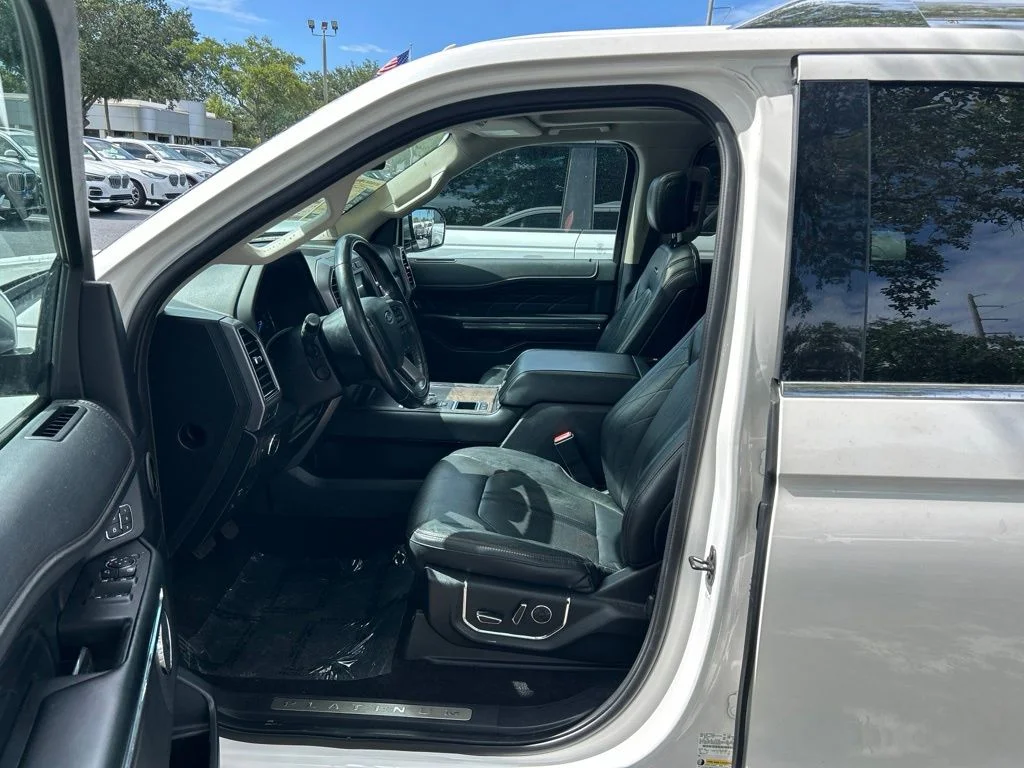 Certified Used 2019 White Platinum Clearcoat Metallic Ford Platinum image 15