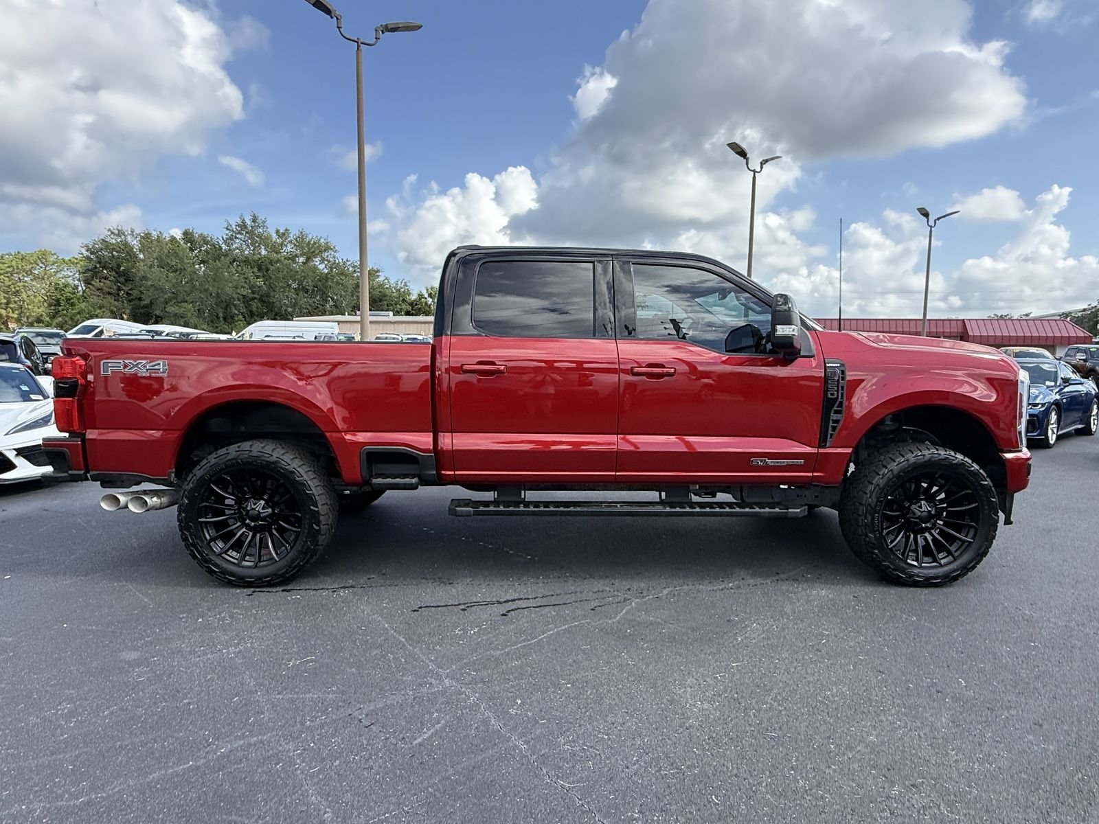 Used 2024 Red Metallic Ford Lariat image 3