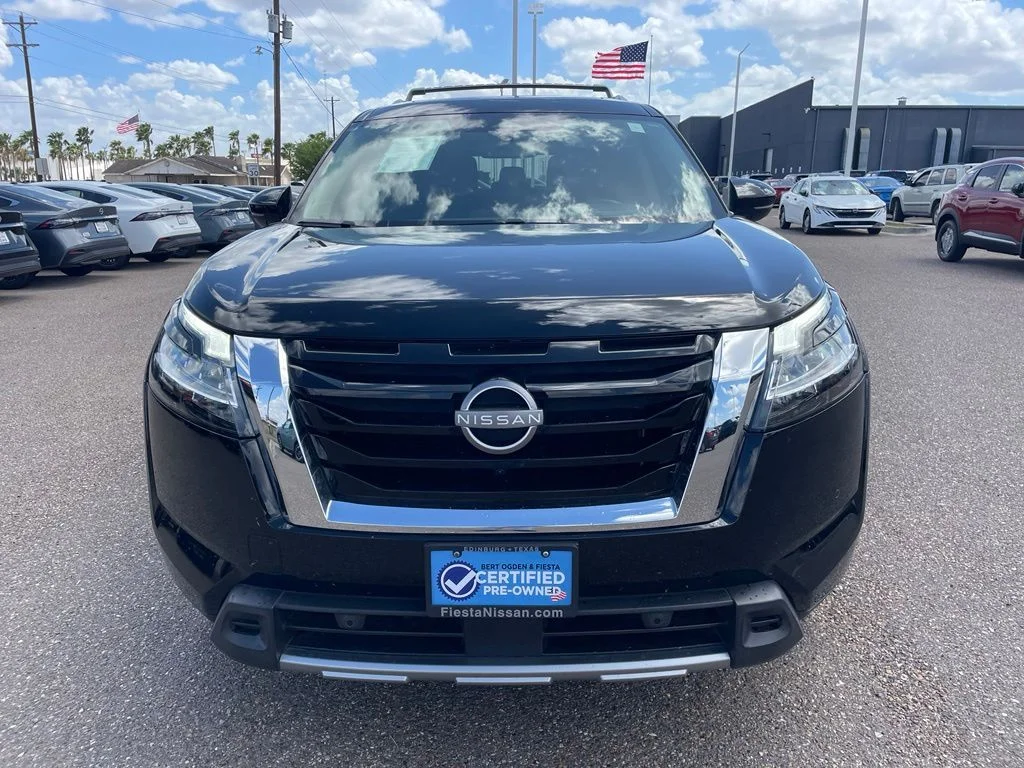 Certified Used 2024 Black Nissan Platinum image 2