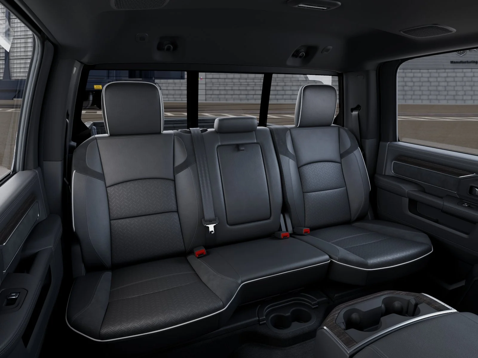 New 2026 Ceramic Gray Clear-Coat Exterior Paint RAM Laramie image 43