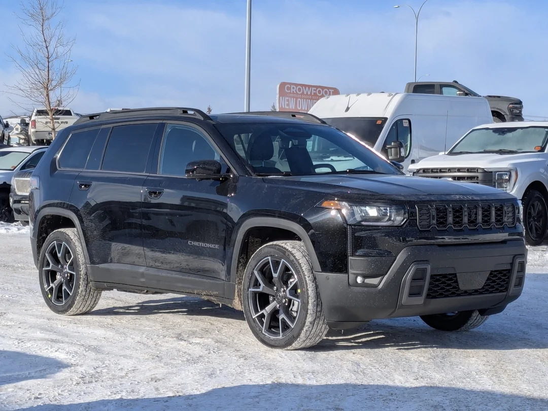 New 2026 Black Jeep Overland - - 4x4 - Surround View - Ventilated Seats - Remote Start & More! image 2
