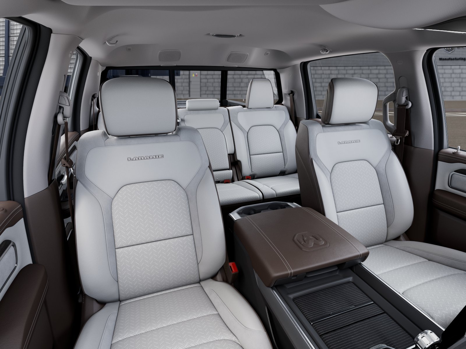 New 2026 Ivory White Tri-Coat Pearl-Coat Exterior Paint RAM LARAMIE image 16