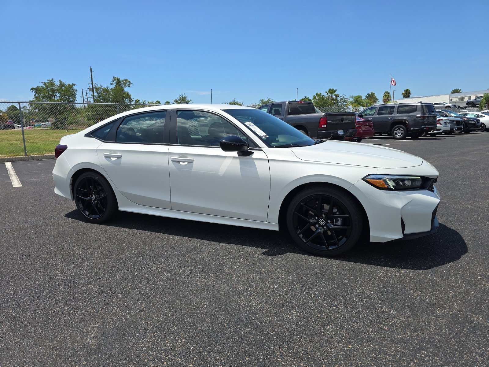 New 2026 Platinum White Pearl Honda Sport image 2