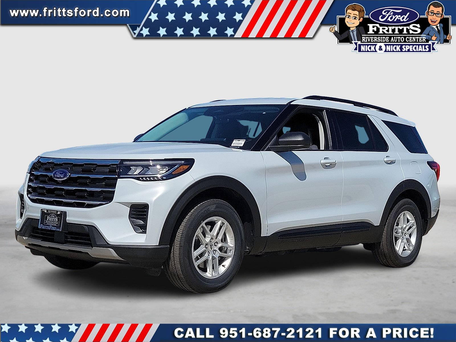 New 2026 Space White Metallic Ford Active image 1