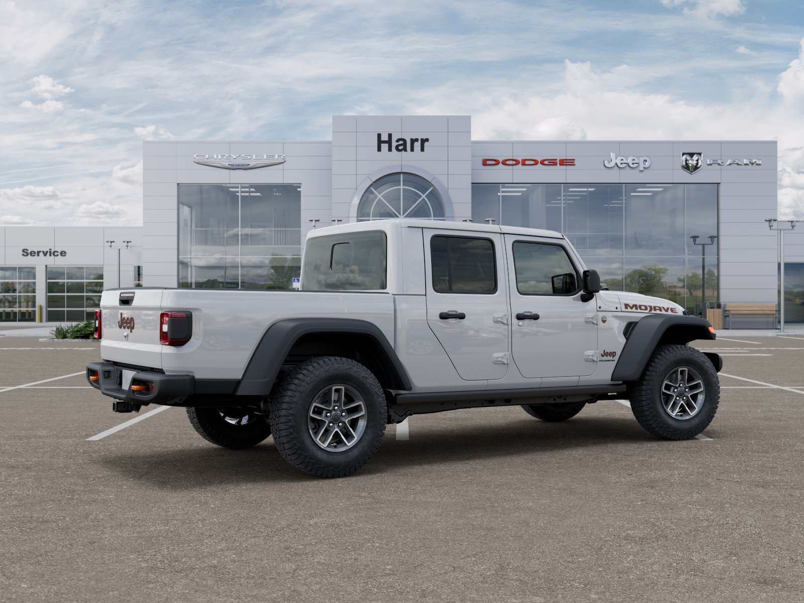 New 2026 Bright White Clear-Coat Exterior Paint Jeep Mojave image 62