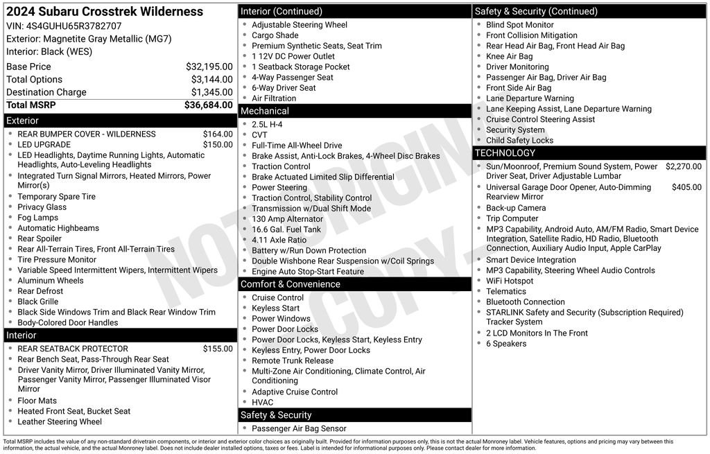 Used 2024 Gray Subaru Wilderness image 41