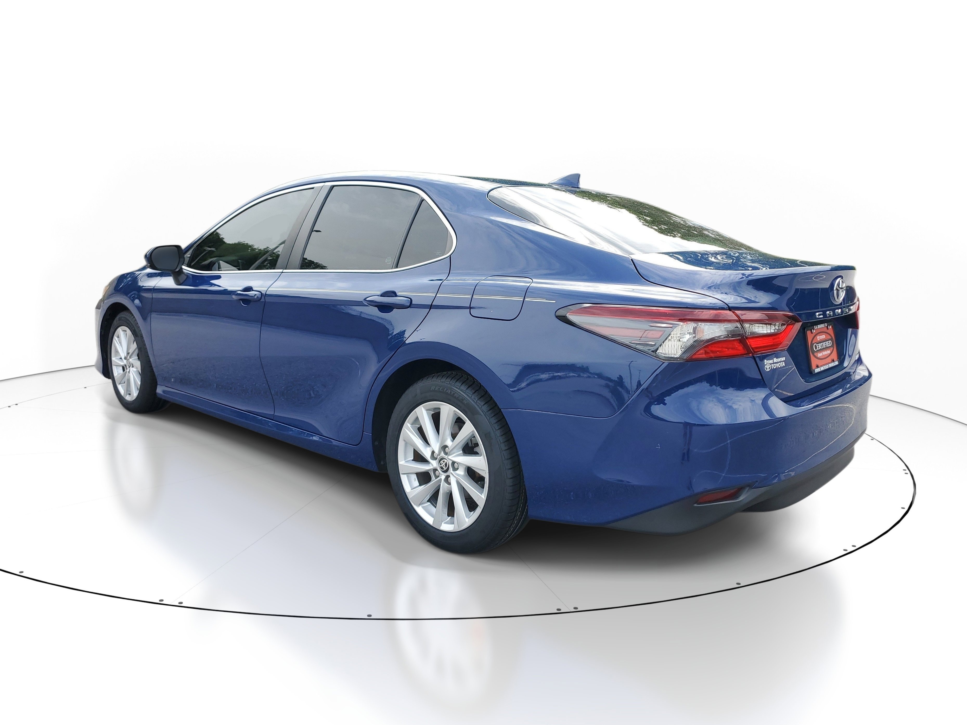 Used 2024 Blue Toyota LE image 3