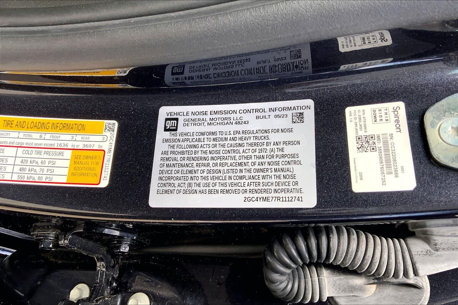Used 2024 Dark Ash Metallic Chevrolet Custom image 35