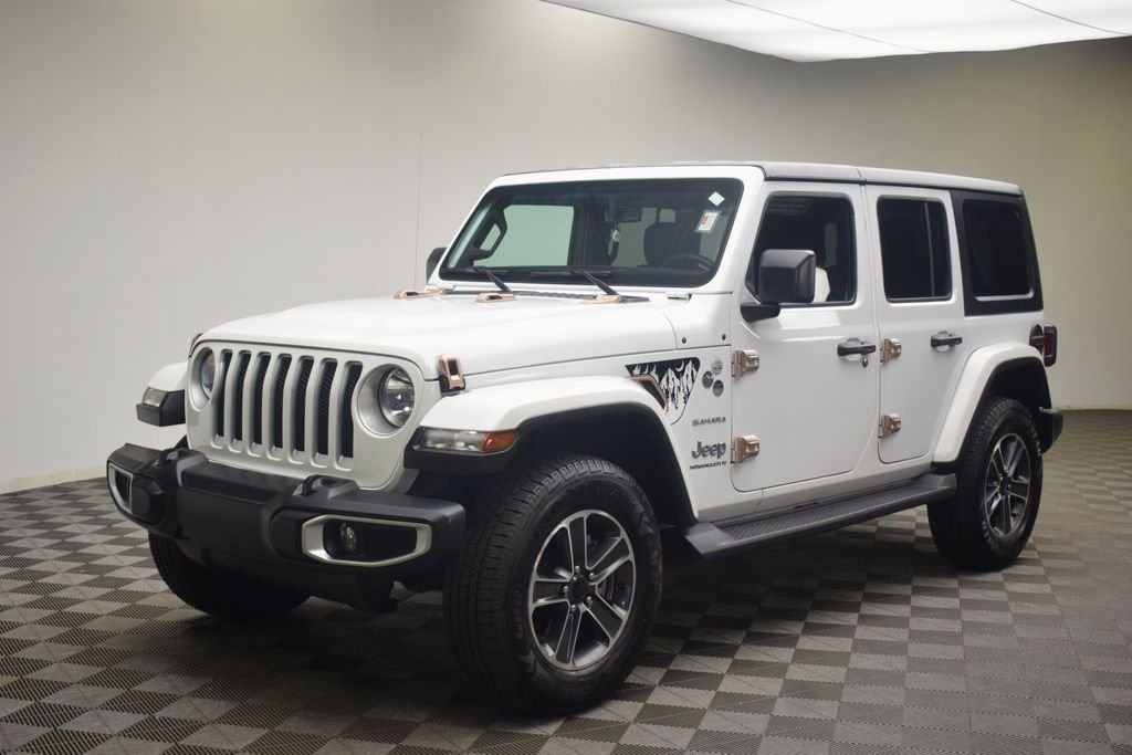 Used 2023 White Jeep Sahara image 2