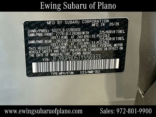 Used 2026 Beige Subaru Premium image 34