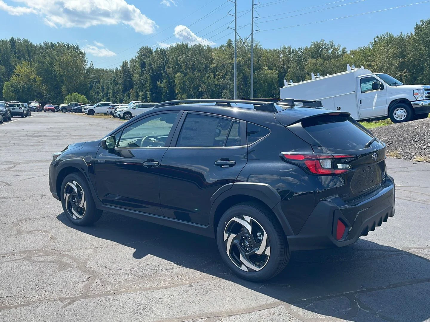 New 2026 Crystal Black Silica Subaru Limited Hybrid image 3
