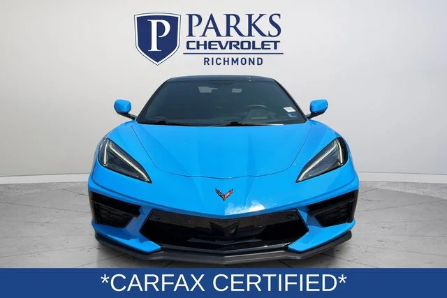 Used 2021 Blue Chevrolet Stingray image 2