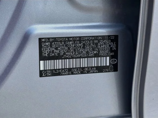 Certified Used 2023 IRIDIUM Lexus IS 350 F SPORT image 42