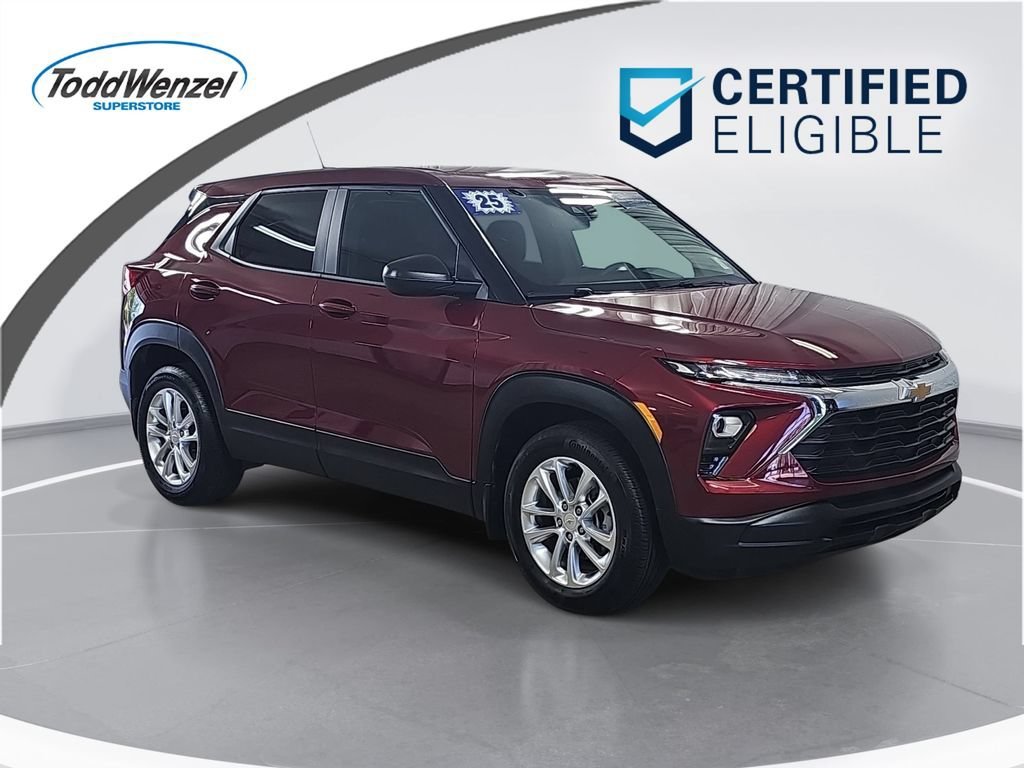 Certified Used 2025 Crimson Metallic Chevrolet LS image 1