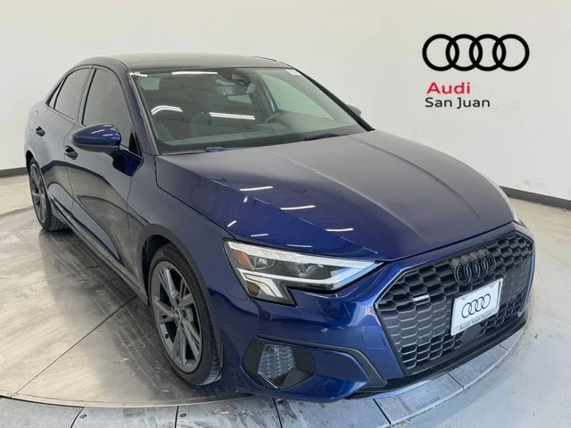Used 2024 Blue Audi 40 Premium Plus image 2