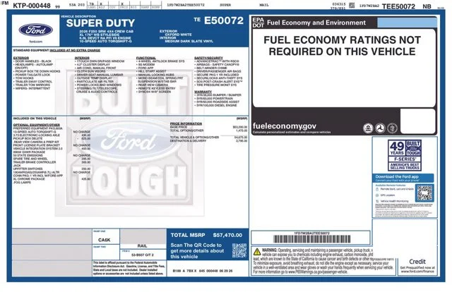 New 2026 Oxford White Ford F-250® XL image 68