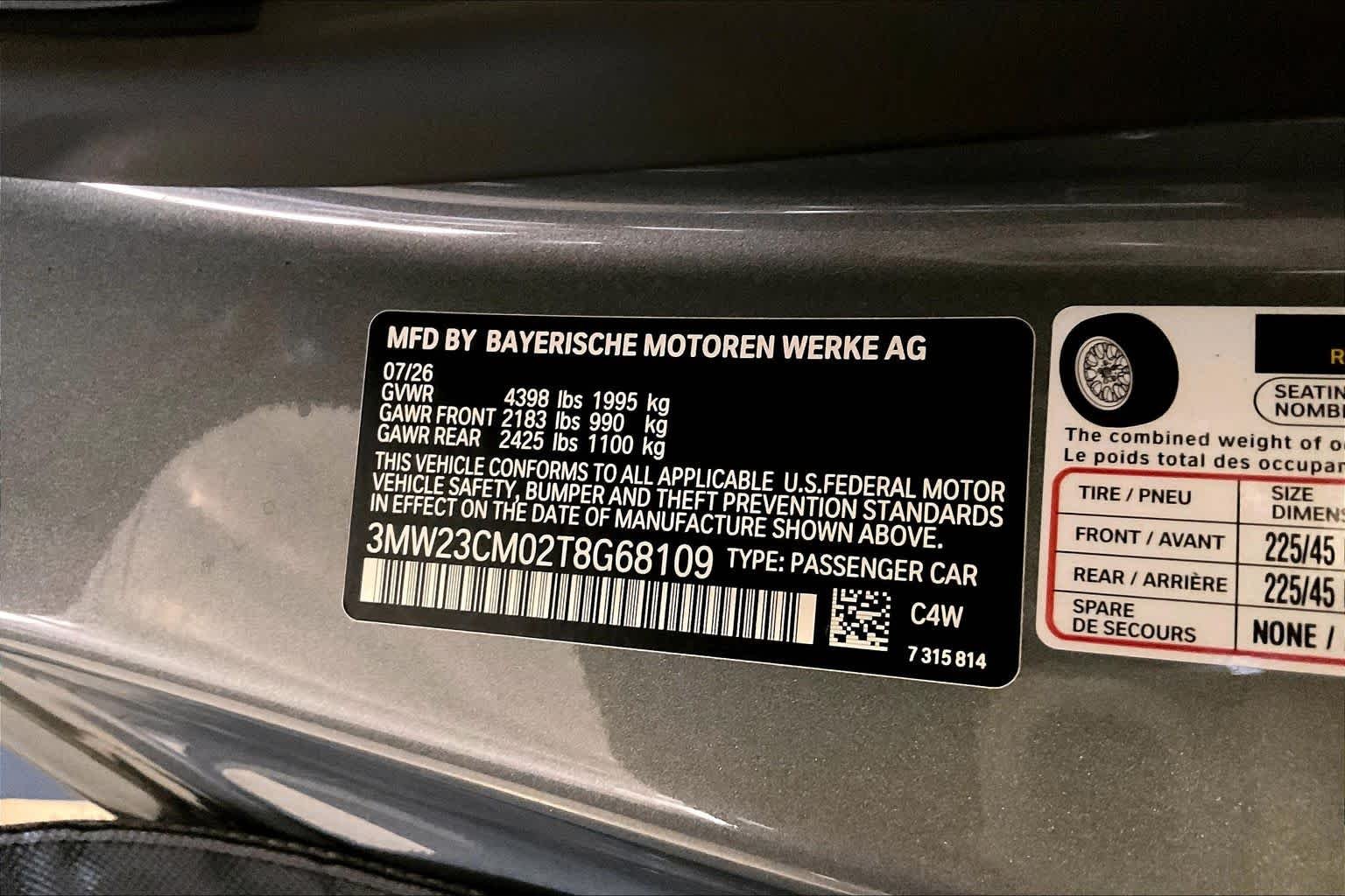 New 2026 Skyscraper Grey Metallic BMW 230i image 18