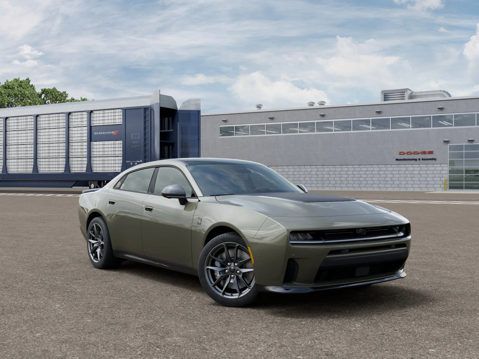 New 2026 Green Machine Exterior Paint Dodge R/T Scat Pack image 6