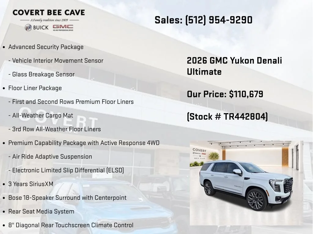 New 2026 GMC Yukon Denali Ultimate, photo 25