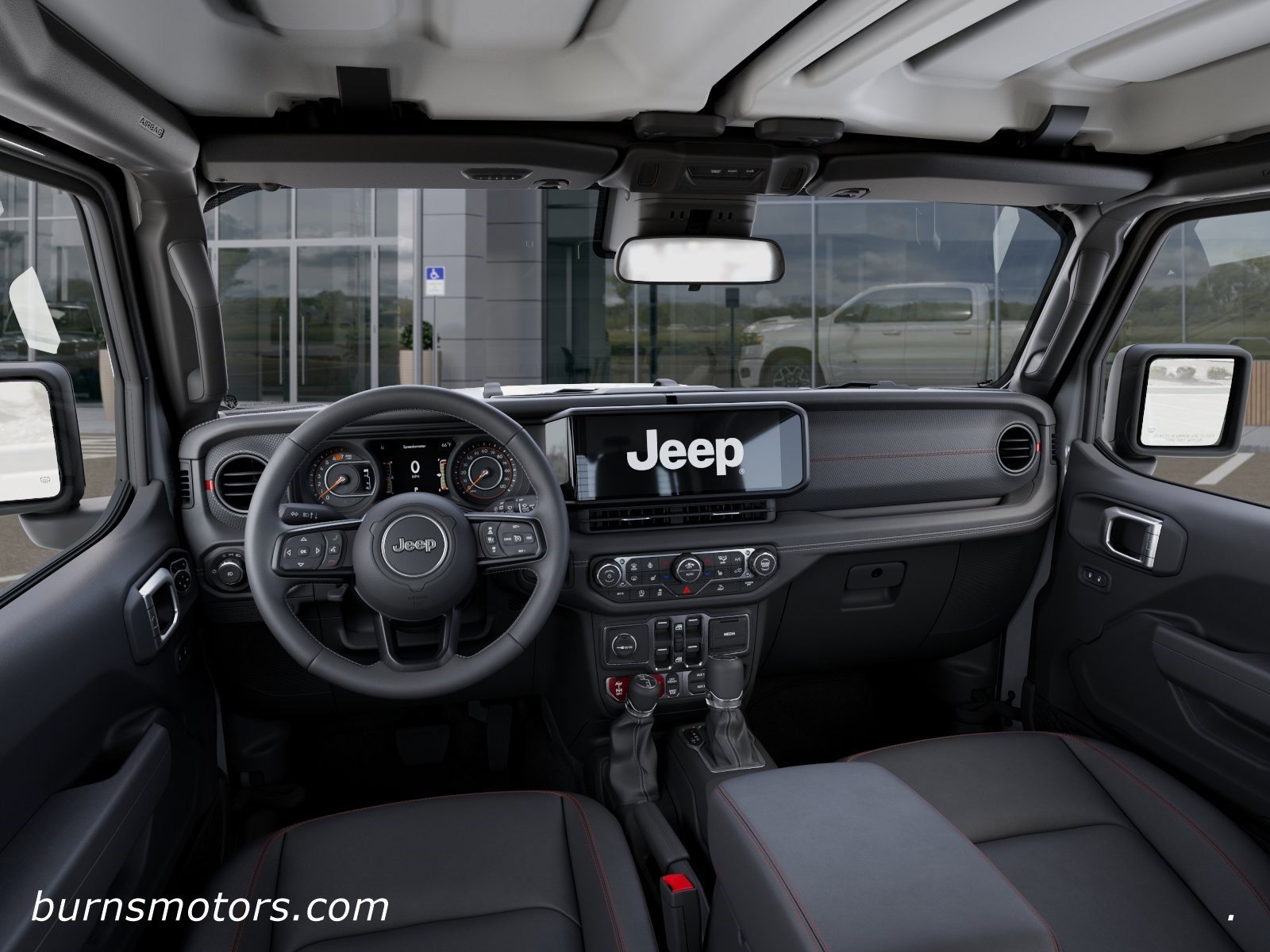 New 2026 Bright White Clear-Coat Exterior Paint Jeep Rubicon 4-Door image 14