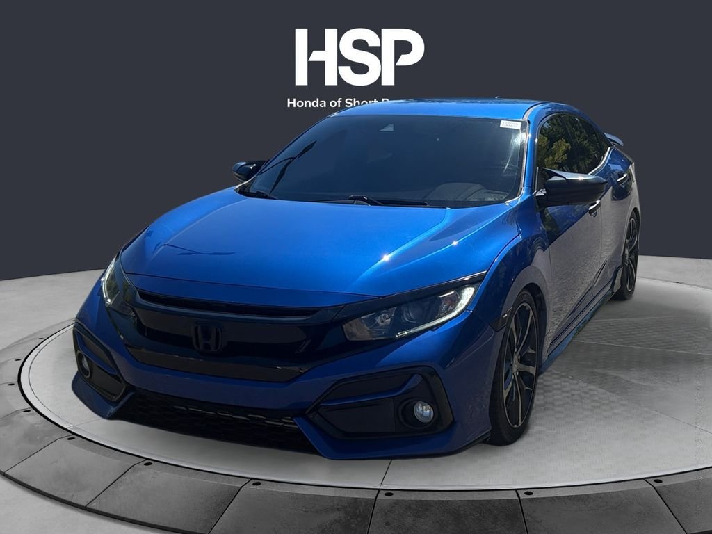 Used 2020 Aegean Blue Metallic Honda Sport image 1