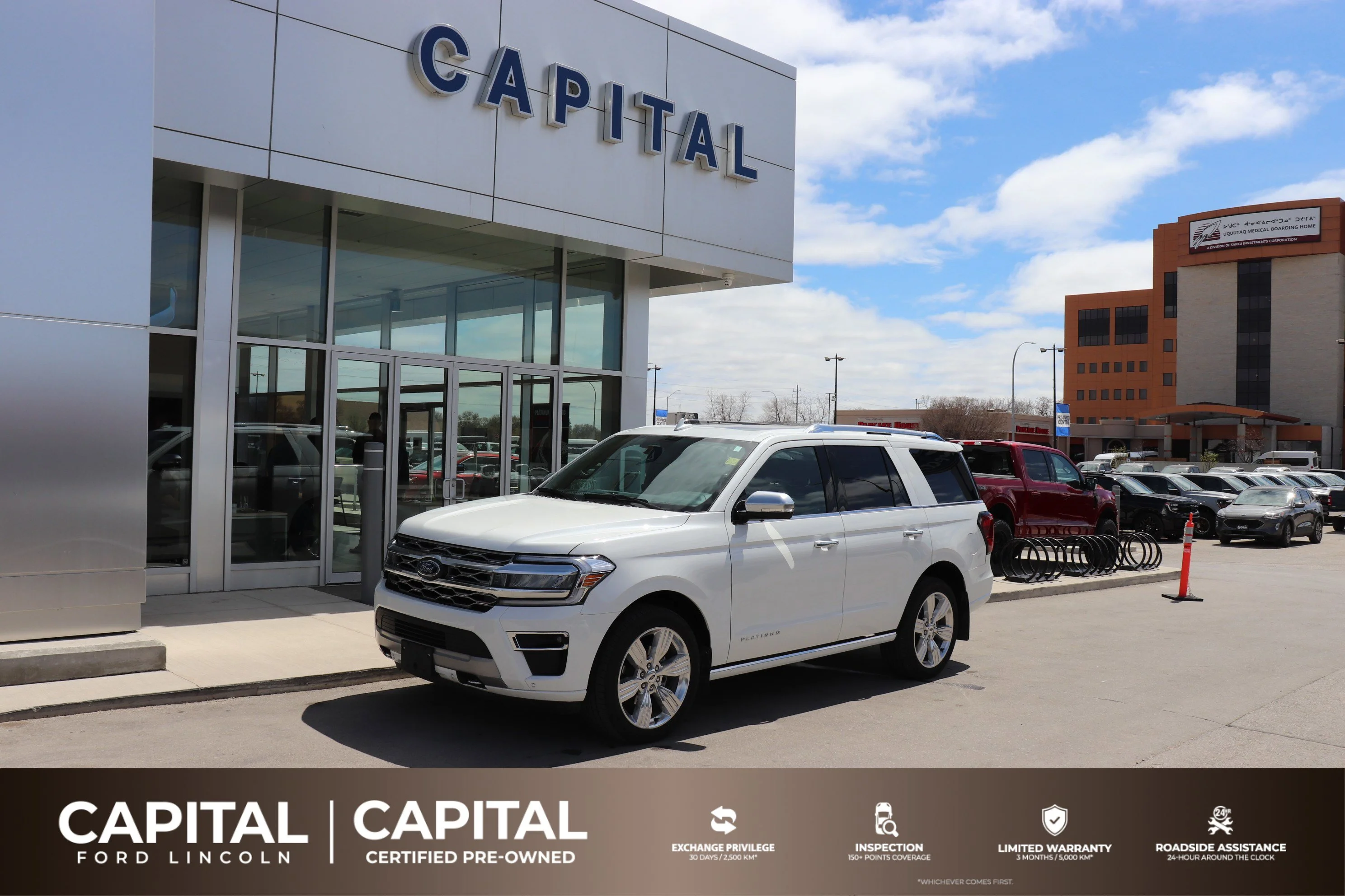 Certified Used 2023 White Ford Platinum 4x4 image 1