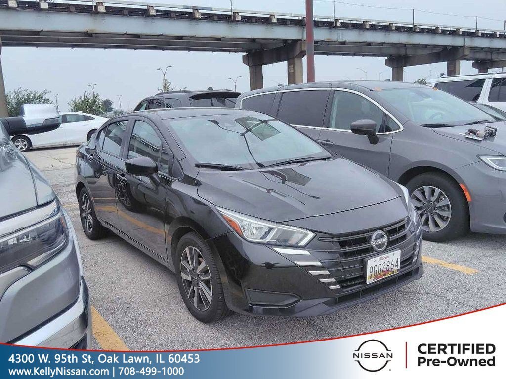 Used 2024 Super Black Nissan SV image 1