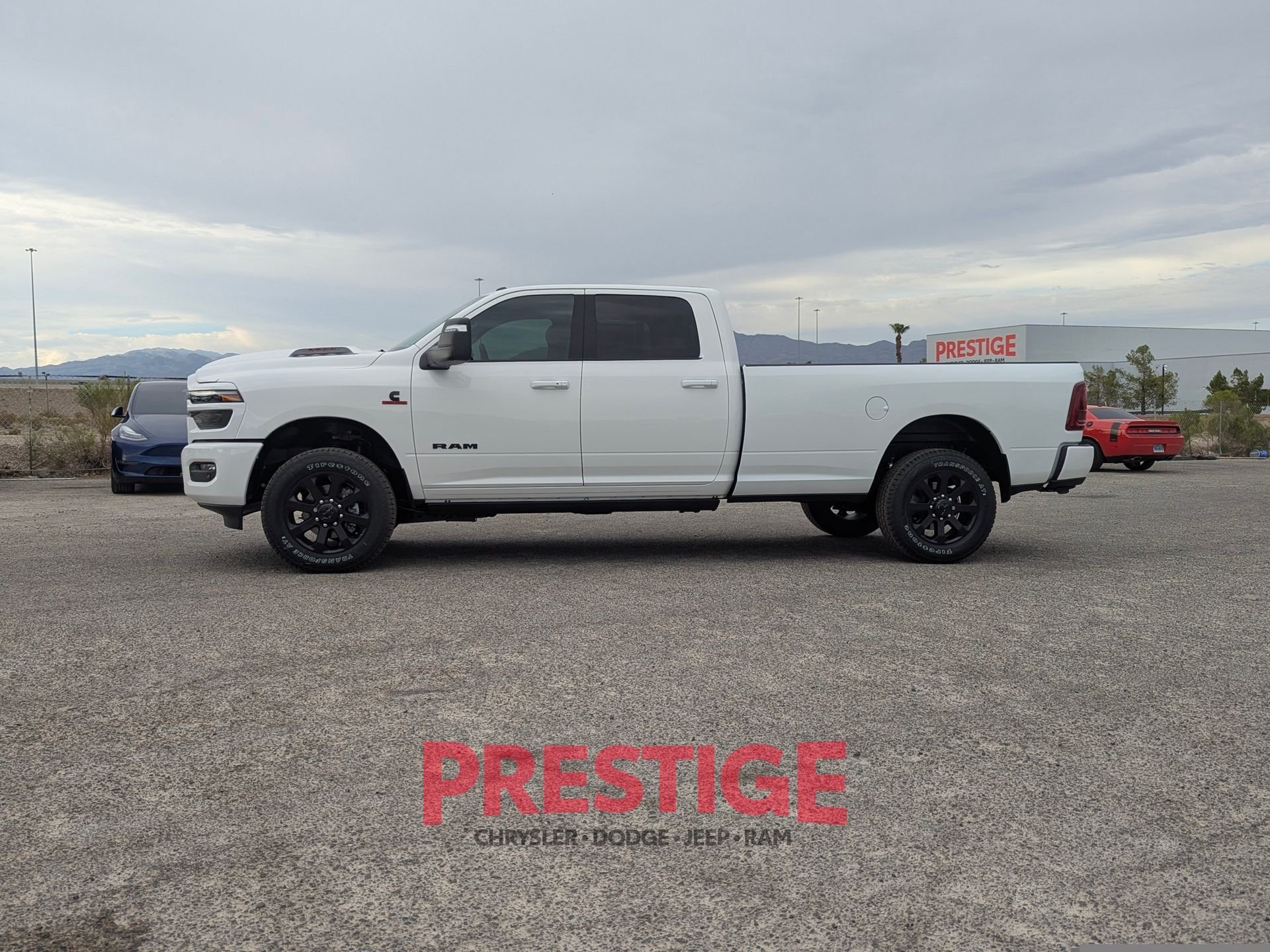 New 2026 Bright White Clear-Coat Exterior Paint RAM Laramie image 10