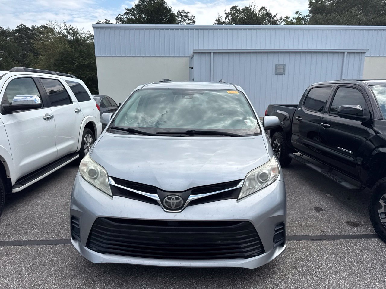 Used 2018 Silver Toyota LE image 2