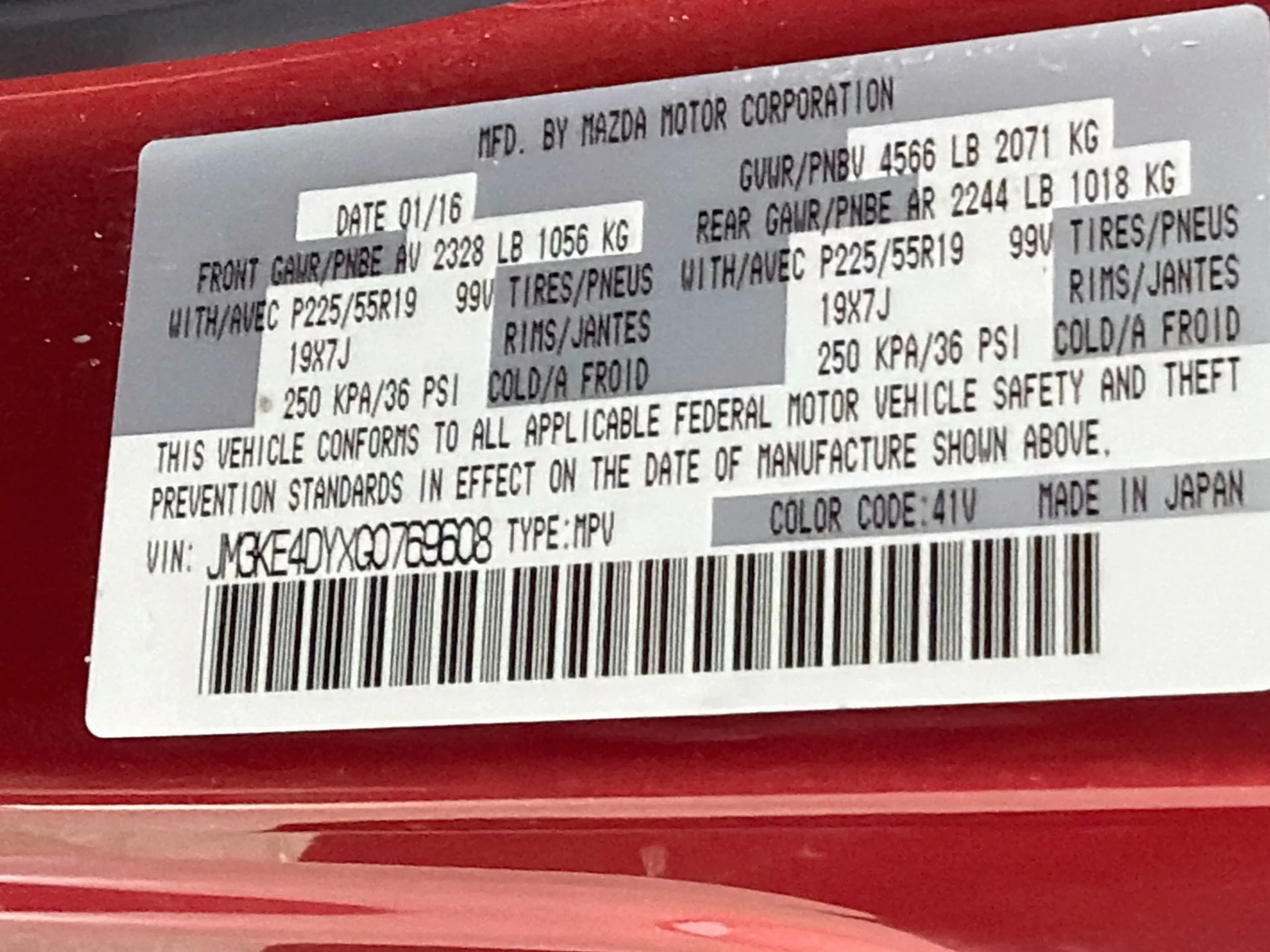 Used 2016 Soul Red Metallic Mazda Grand Touring image 33