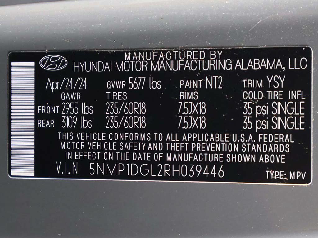 Used 2024 Gray Hyundai SE image 44