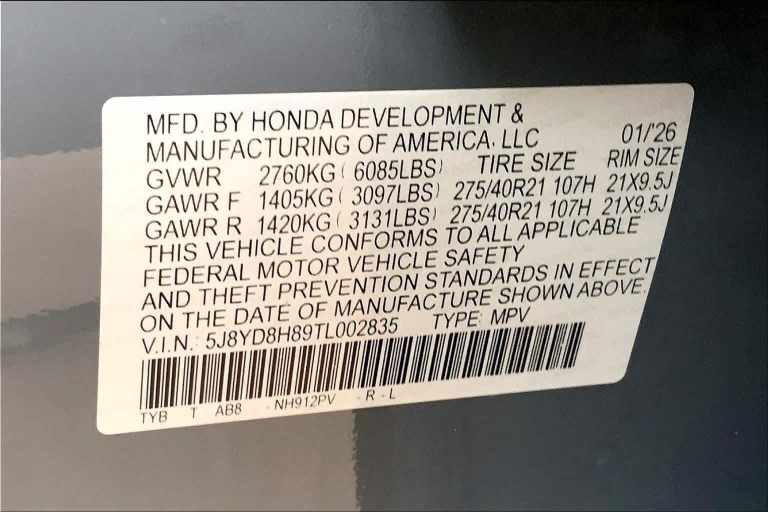 New 2026 Urban Gray Pearl Acura Type S w/Advance Package image 21