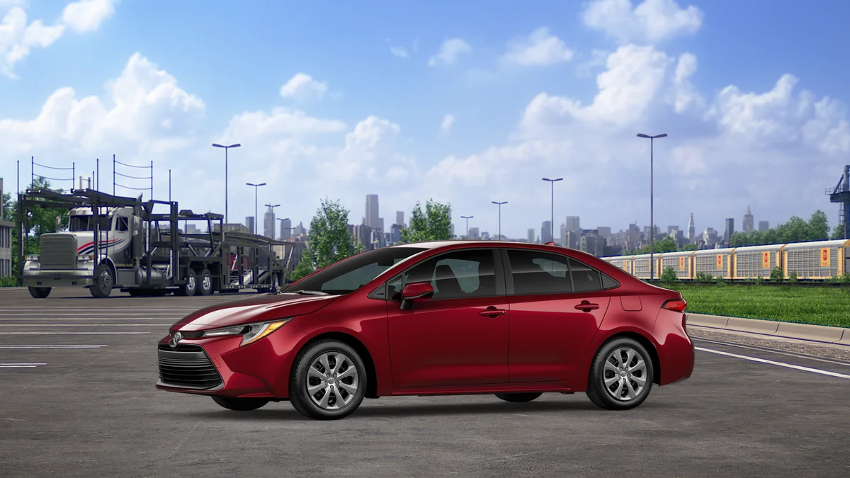 New 2026 Ruby Flare Pearl Toyota LE image 3