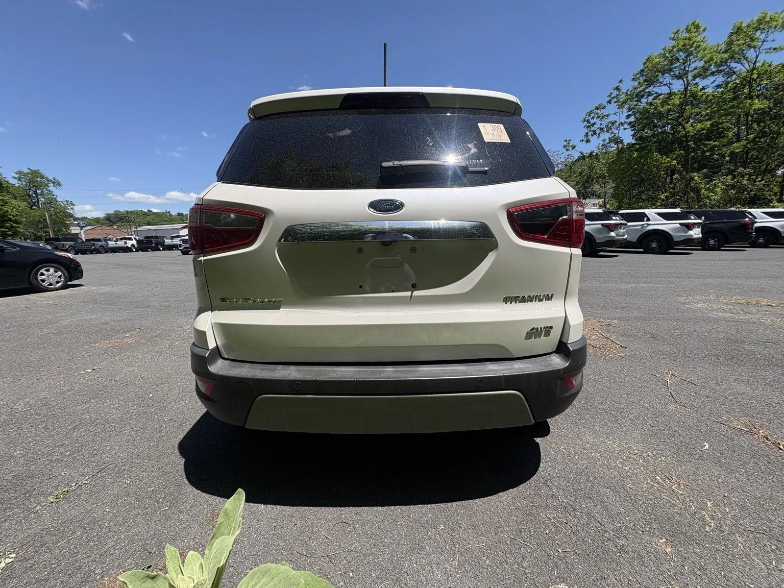 Used 2018 White Platinum Metallic Tri-Coat Ford Titanium image 7