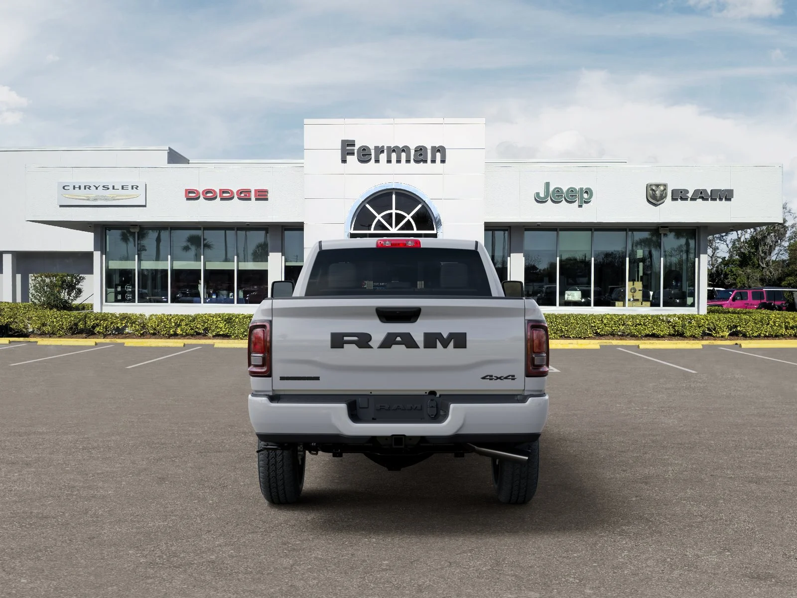 New 2026 Bright White Clear-Coat Exterior Paint RAM Big Horn image 35