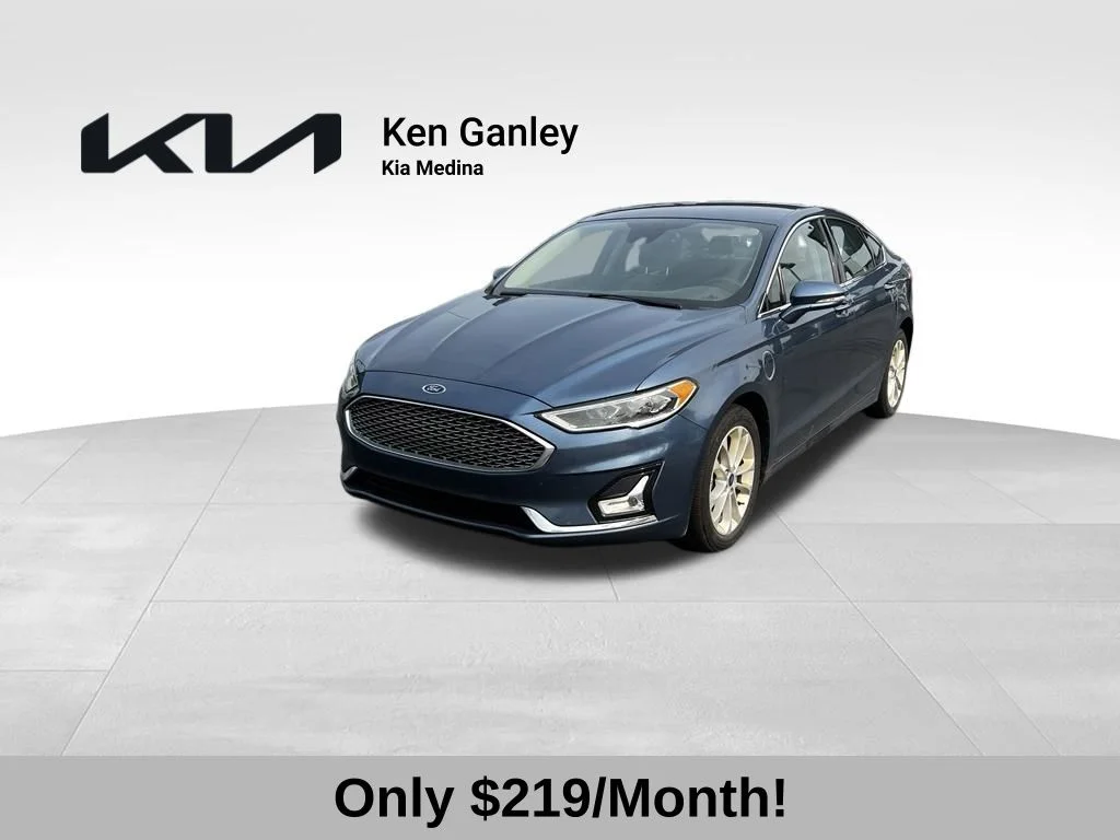 Used 2019 Blue Ford Titanium image 1