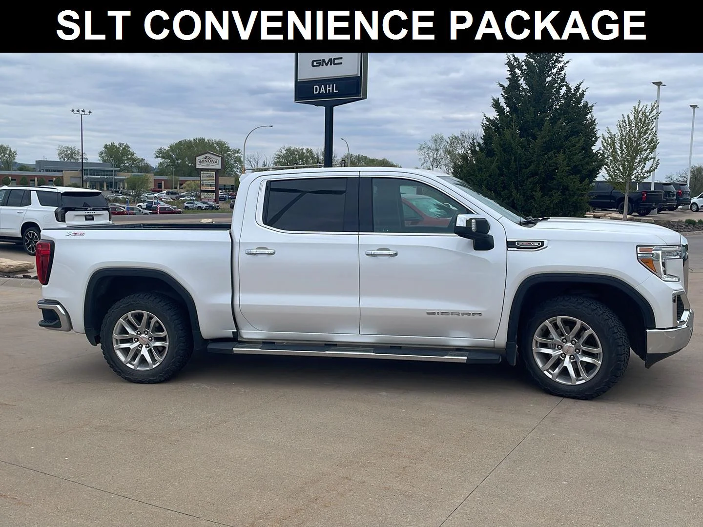 Used 2022 GMC Sierra 1500 Limited SLT with VIN 3GTU9DEL1NG201622 for sale in Winona, Minnesota