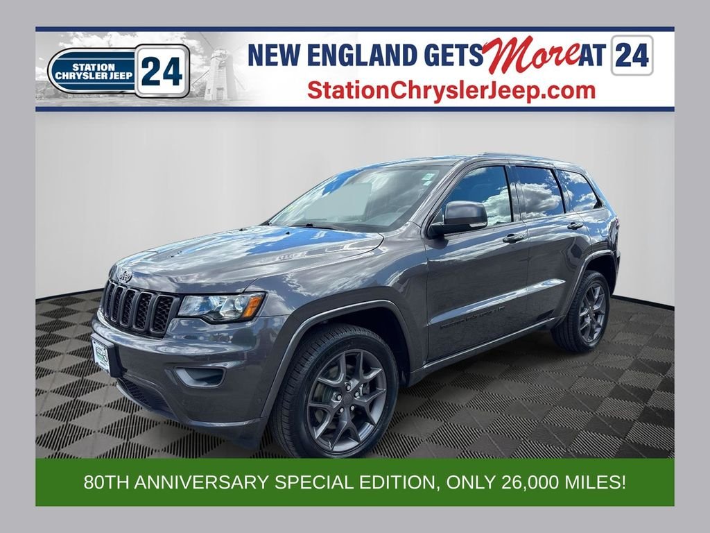 Used 2021 Gray Jeep Limited image 1