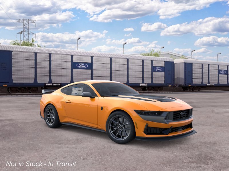 New 2026 Orange Fury Metallic Tri-coat Ford Dark Horse® Premium image 7