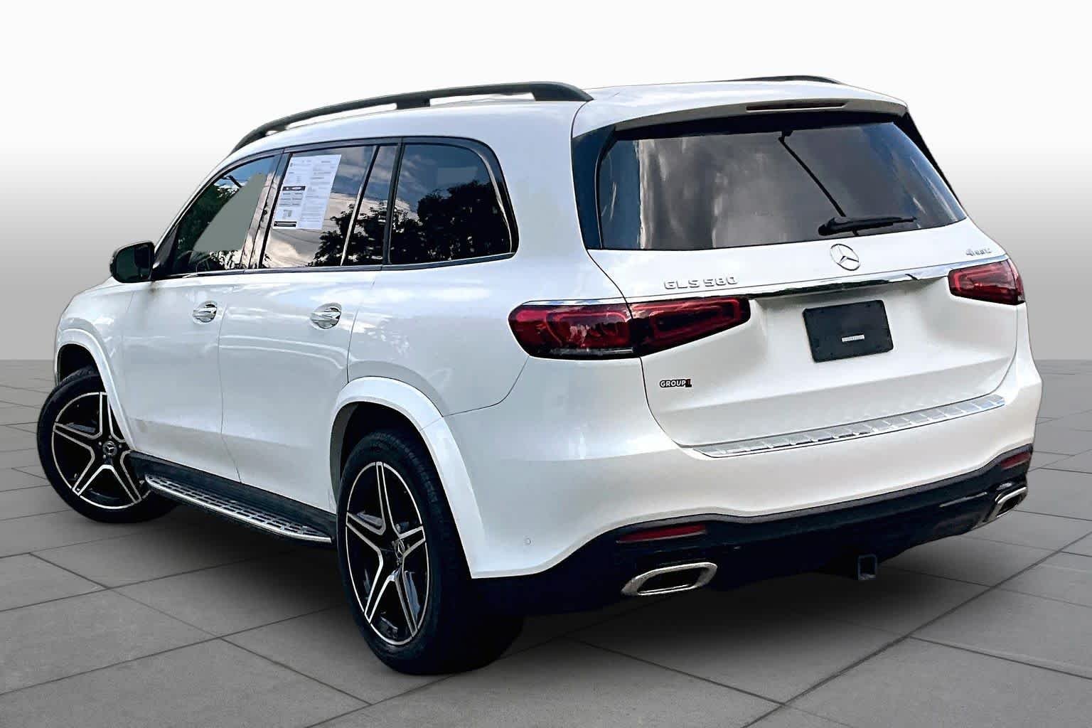 Used 2021 designo Diamond White Metallic Mercedes-Benz GLS 580 image 12