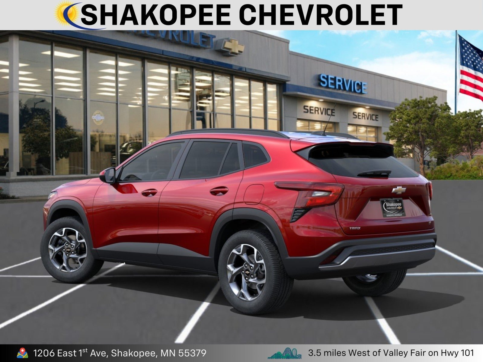 New 2026 Apex Red Chevrolet LT image 29