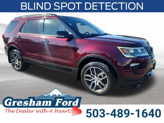 Used 2018 Burgundy Ford Sport image 8