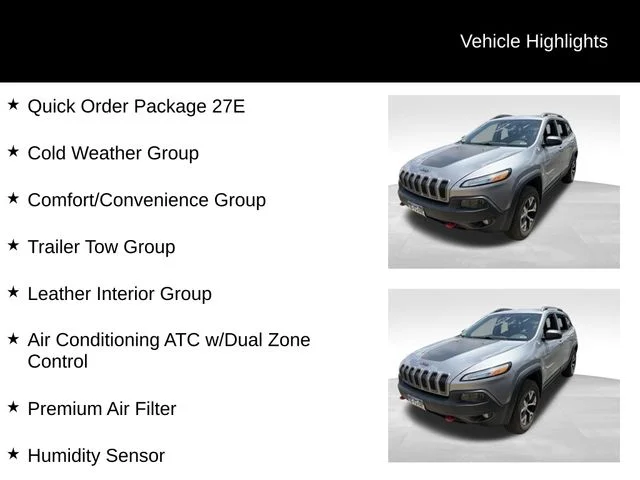 Used 2014 Silver Jeep Trailhawk image 7