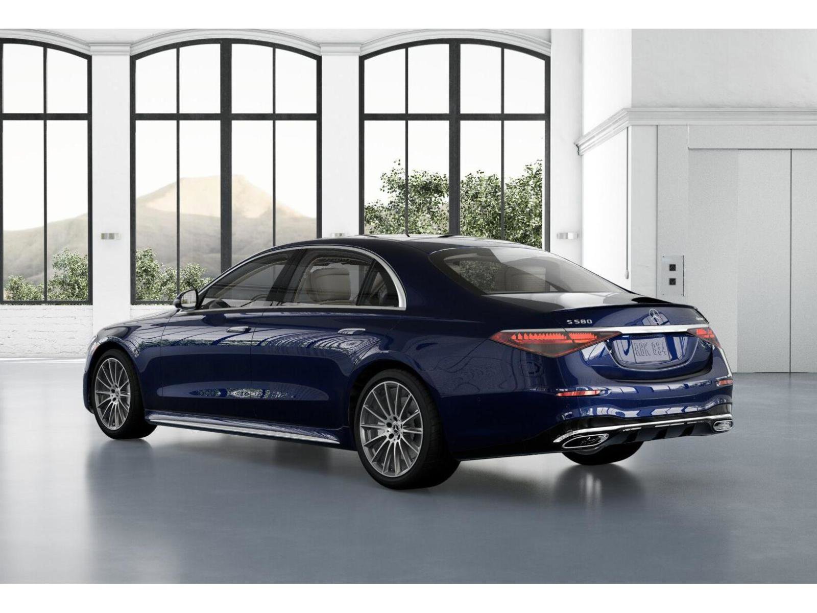 New 2026 MANUFAKTUR Mystic Blue Metallic Mercedes-Benz S 580 image 29