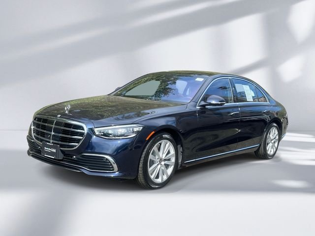 Certified Used 2022 Blue Mercedes-Benz S 500 image 3