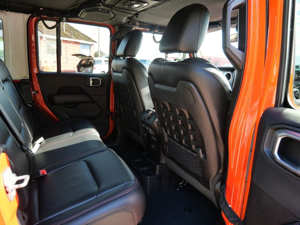 Used 2018 Orange Jeep Unlimited Rubicon image 13