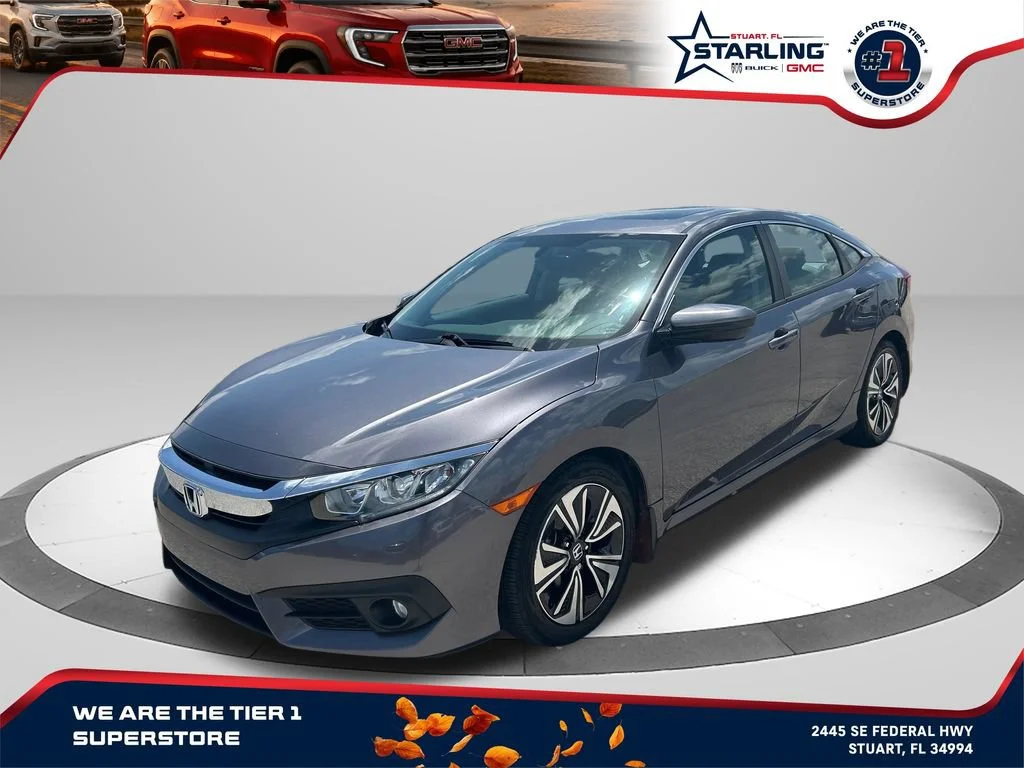 Used 2018 Gray Honda EX-L image 1