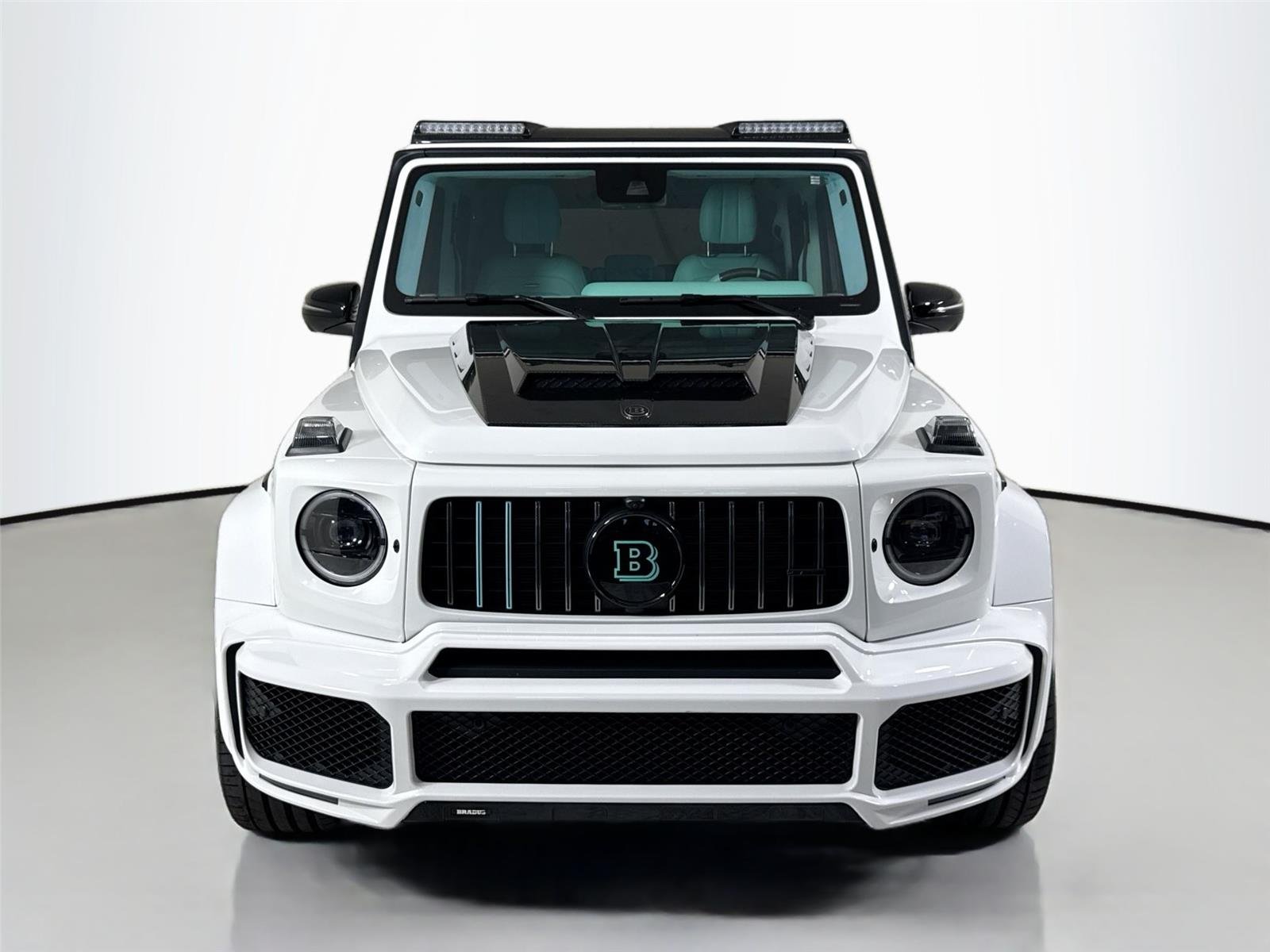 Used 2024 Polar White Mercedes-Benz AMG® G 63  Brabus Custom Widebody / Custom Tiffany Interior image 11